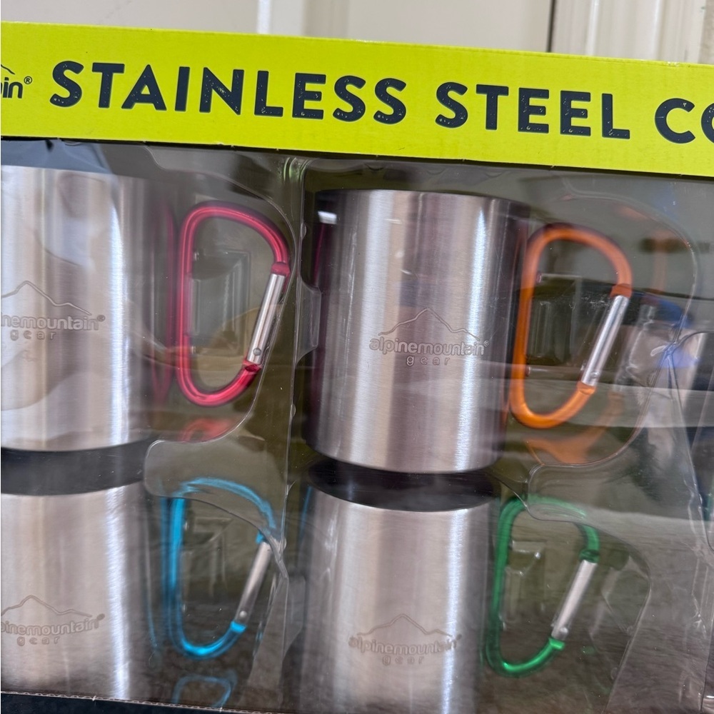 AlpineMountain Gear 5-piece Stainless Steel Coffee Set Stovetop Or Campfire - Picture 4 of 10